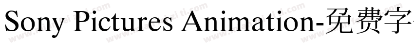 Sony Pictures Animation字体转换